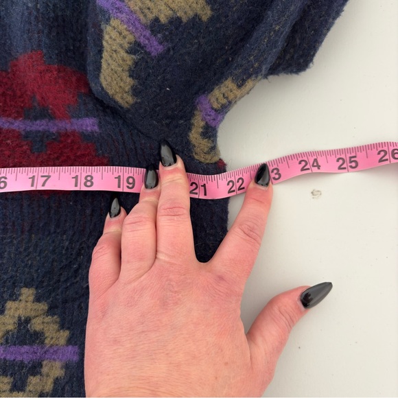 VINTAGE WOOLRICH Aztec Wool Southwestern Women’s Coat Sz M - Picture 6 of 10